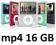 16GB ODTWARZACZ MP4 MP3 NAJTANIEJ 5 kolorów !!!
