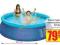 Basen rozporowy z nadmuchiwanym kołnierzem 244x66