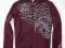Tanio bluza z kapturem  super materiał r 158 bordo