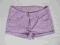 Jagodowe krótkie spodenki H&amp;M 146