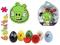 ANGRY BIRDS Stempelki 6pack NOTES ŚWINIE NOWOŚĆ