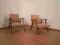 2 fotele design PRL DDR a'la chierowski art deco