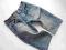 DENIM***jeansowe RYBACZKI przeszycia CEKINY 9-10L