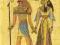 pocztówka EGIPT Bogowie HORUS i NEFERTARY