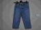 Spodenki, rybaczki  dżinsowe rozm. 140