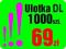 Ulotka DL 1000 szt. kolor ulotki EKSPRES 3 dni