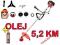 KOSA SPALINOWA PODKASZARKA 5,2KM WYKASZARKA 3xOLEJ