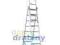Drabina Drabex 3 x 11 szczebli (wys. rob. 8,56m)