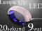 Lampa UV LED  9watt  20 sek utwradzania SPRAWDZONA