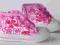 śliczne  TRAMPKI  W KWIATKI  ROZM. 24  / 3 kolory