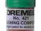 DREMEL 421 pasta polerska