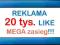 REKLAMA Facebook FanPage 20K fanów ZASIĘG 673,2K !