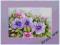 Akwarela  pt. Piękne petunie 2