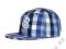 CZAPKA Z DASZKIEM W KRATĘ _ BB DEPT.  H&amp;M _ 68