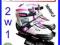 2w1 ROLKI ŁYŻWY ŁYŻWOROLKI REG.38-41 X-ONE RÓŻOWE