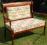 ZDOBIONE 2 OSOBOWE SIEDZISKO ŁAWKA SOFA BDB