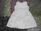 Śliczna bielutka leciutka sukieneczka
