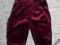 CUDNE SPODNIE OGRODNICZKI BORDO KOKARDKI 110-116