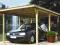 WIATA SAMOCHODOWA CARPORT GARAŻ DREWNO JEDNO AUTO