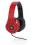 SŁUCHAWKI Z MIKROFONEM I-BOX CZERWONE SKŁADANE HIT