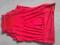 czerwony golfik bez rękawów rozmiar 146