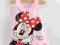 Booska różowa sukienka z Minnie 86/92cm %%SALE%%