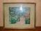 Stary obraz akwarela sygnowana z 1953 roku PAŁACYK