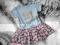 NEXT sukienka TUNIKA motyl CEKINY nowa 12-18m 86