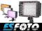 Lampa panel Led 126 +filtry do foto/video Łódź