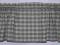 lambrekin w szarą krateczkę 490 x 45 cm