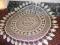 PRZESLICZNY  STARY OKRĄGŁY OBRUS SZYDEŁKOWY