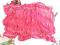 Bawełniane różowe paero plażowe prostokątne 48BL