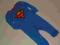 SUPER BABY SUPERMAN PAJACYK BODY DRES_KOBALT_68