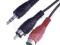 Kabel wtyk mini Jack 3,5stereo /2xRCA(cinch) 1.5m