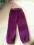 SPODNIE DRES NOWE r. 110 BORDO AKSAMIT