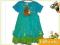 BALU BABY m3 329 przepiękna sukienka 86 80 turkus