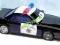 AUTA CARS Mattel szeryf autostradowy Policja AXLE