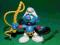 GUMOWA figurka z PRL - SMURF 21  schleich 1979r.
