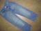 jeansowe spodnie w modnym fasonie  r.110