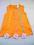 Pomaranczowa sukienka 18M 86