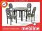 Stół 100x140 rozkładany i 4x krzesła _M1 _MEBLINE