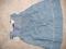 GAP piękna nowa sukienka jeansowa 80/86