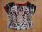 Bluzeczka over-size z Tygrysem roz 146