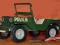 STARY METALOWY JEEP 