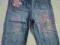 Spodnie cienkki jeans 74 6-9 m