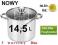 Duży GARNEK 14,5L Litrów Stalowy przykryw.Indukcja
