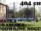 TRAMPOLINA 404 CM SIATKA DRABINKA PODWÓJNE NOGI A