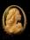 kamea kobieta miniatura broszka secesja stara