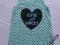 H&amp;M MIĘTOWY TOP W GROSZKI Z SERCEM  11-12L/152