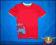 5505-2 __DEBENHAMS__ CZERWONY T-SHIRT AUTO 140 CM